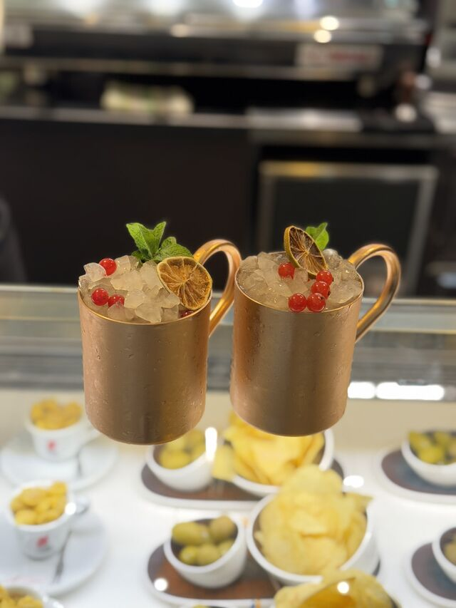 Moscow Mule al banco del caffè